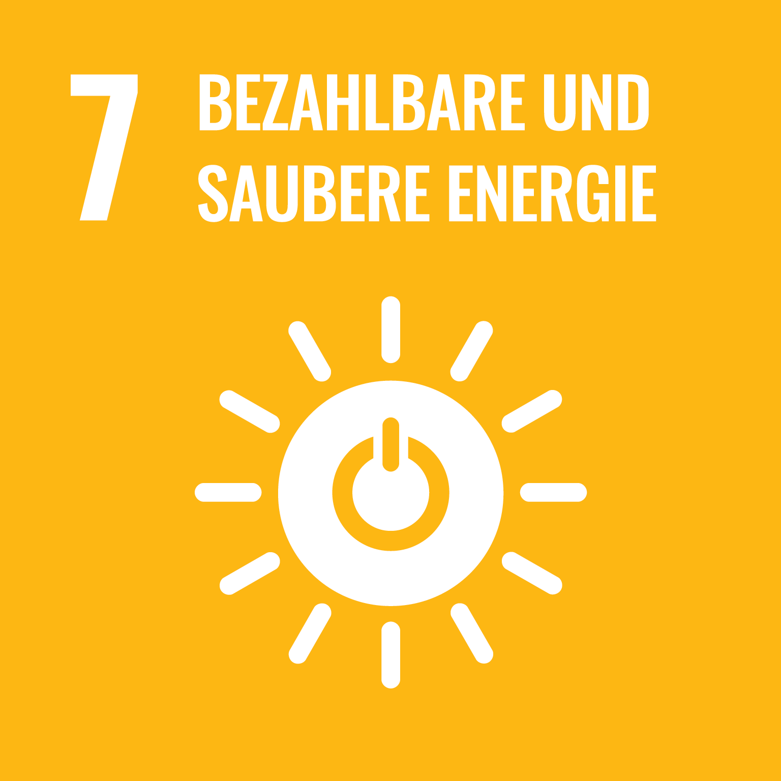 social development goal 7: saubere Energie