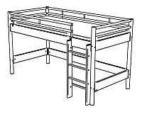 Hochbett Mini 200