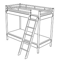 Etagenbett Maxi 404
