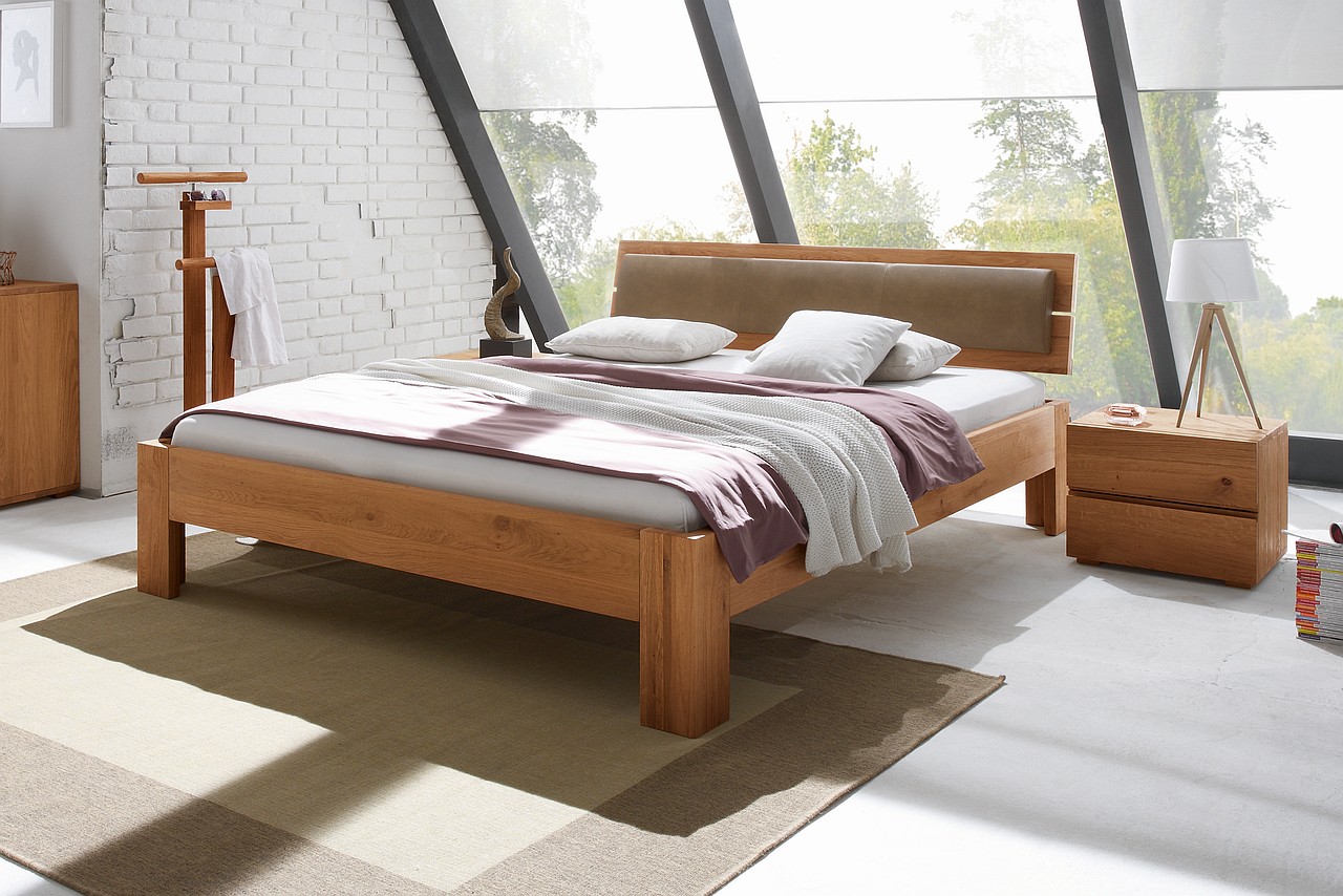 Massivholzbett Oakline Corno3