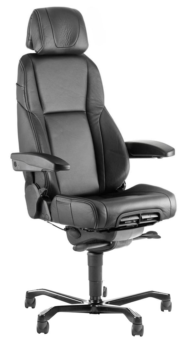 ergonomischer XL-Bürostuhl Sanitech 24 Air Plus Leder Bild 0