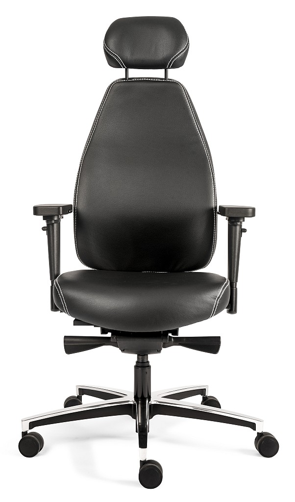 ergonomischer Bürostuhl Sanitech Fit Echtleder (mit Kopfstütze) Bild 1