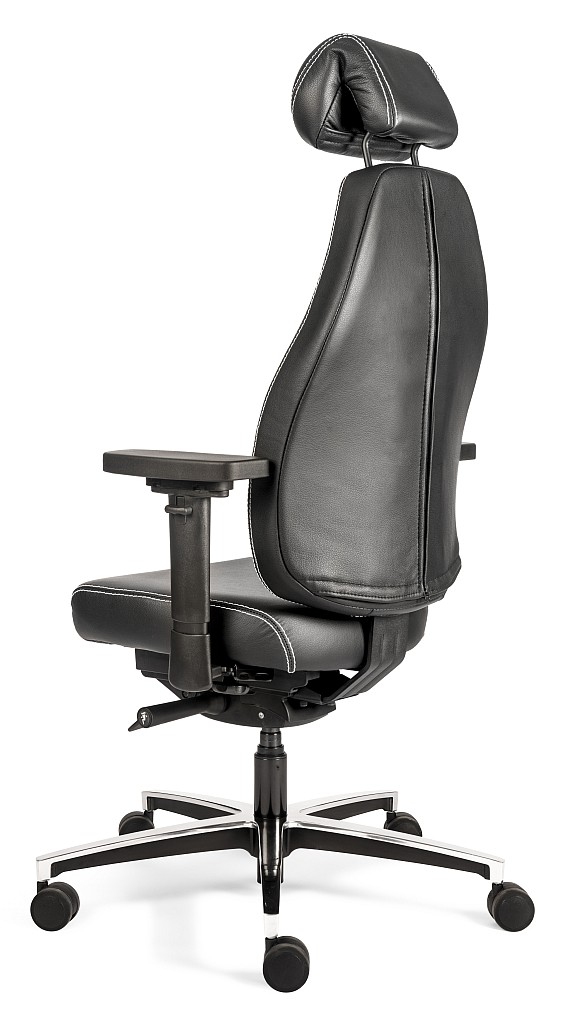 ergonomischer Bürostuhl Sanitech Fit Echtleder (mit Kopfstütze) Bild 4