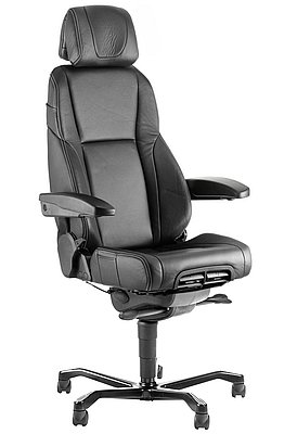 ergonomischer XL-Bürostuhl Sanitech 24 Air Plus Leder