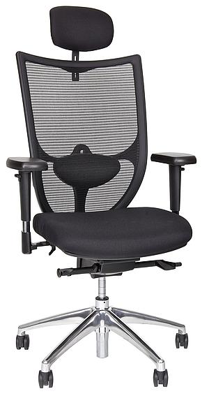 ergonomischer Netz-Bürostuhl Sanitech Top Mesh Plus (mit Kopfstütze)