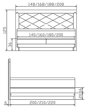 Boxspringbett Massiva Rocc02 Skizze