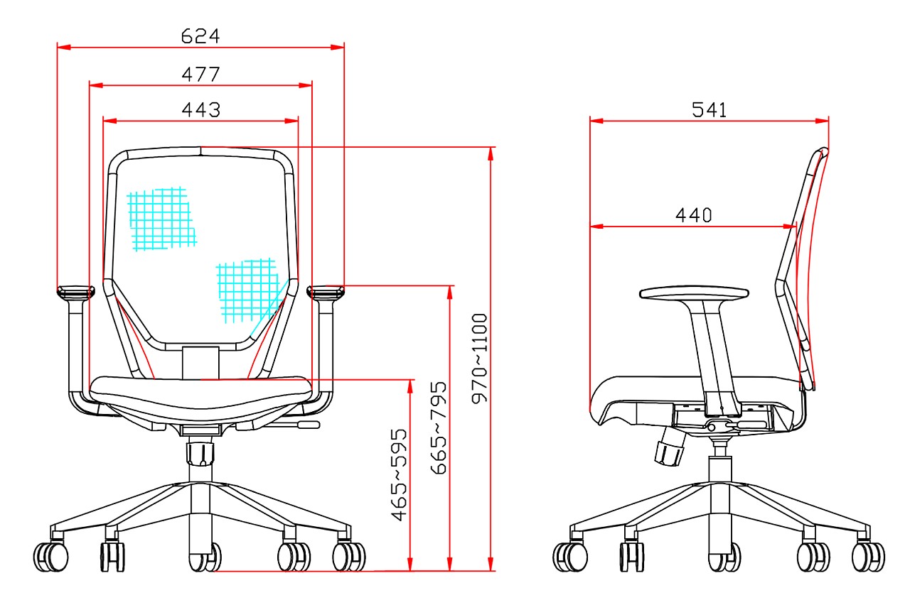 Sanitech SOHO Mesh Skizze